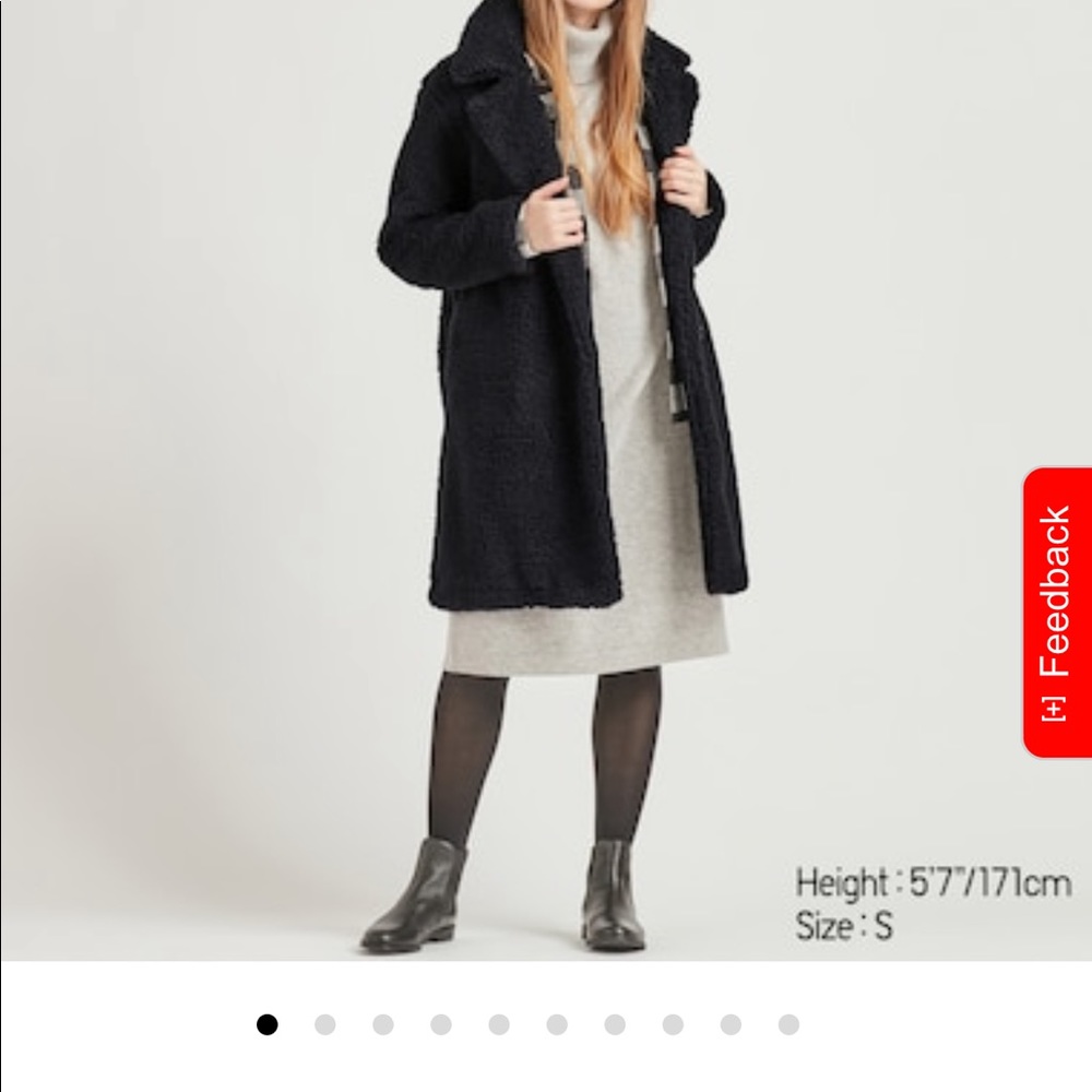 Black Teddy Coat